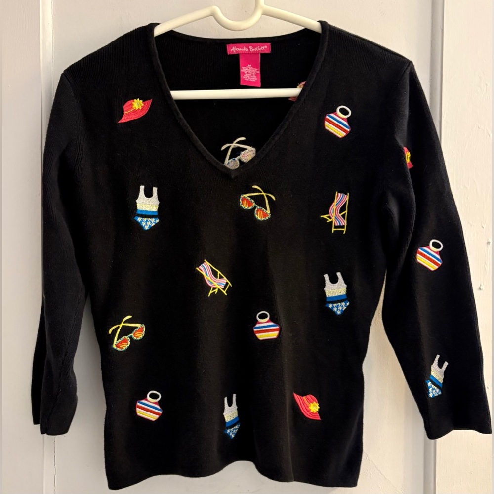 Alexandra Bartlett Sweater Resort Wear Women's Size Medium